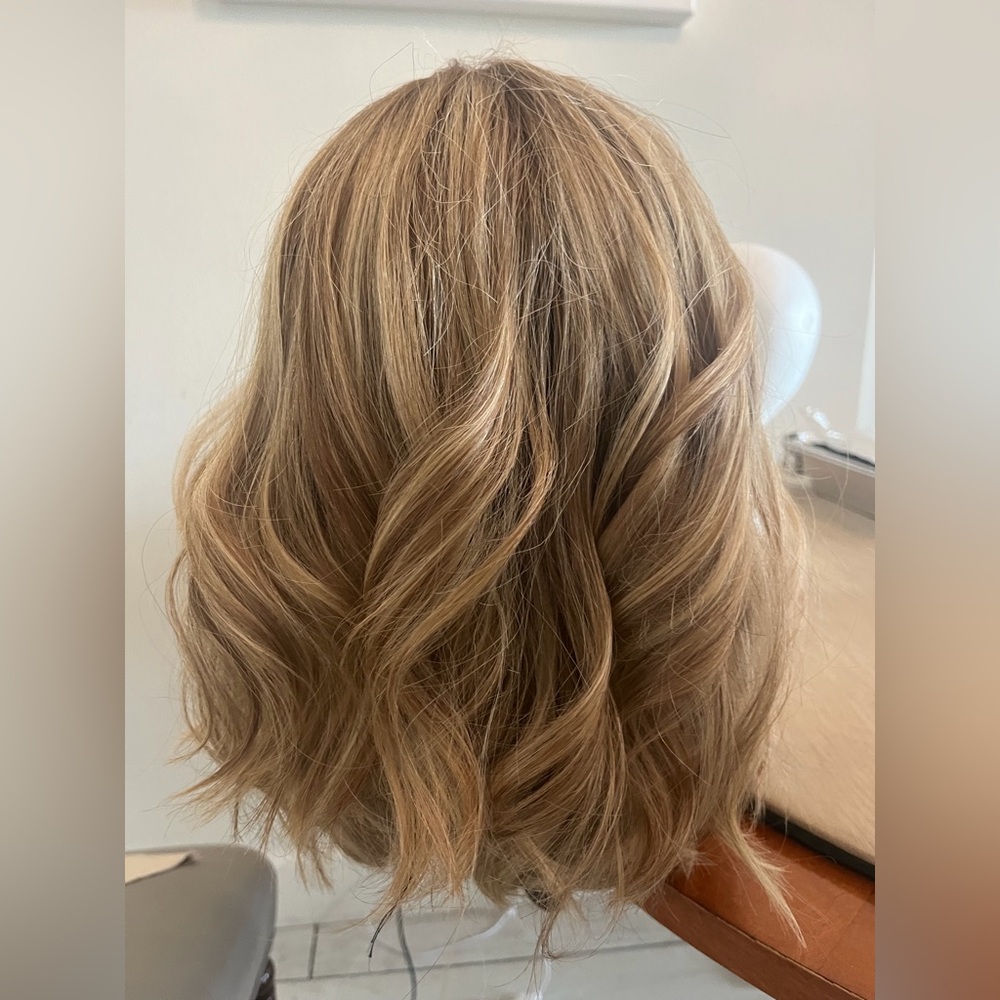 IRENE human hair wig/sheitel. Blonde